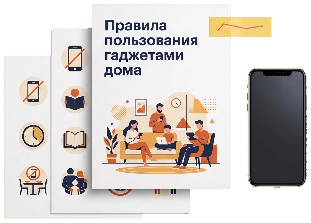 Файлы с правилами пользования гаджетами дома